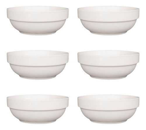 Ramequin Apilable 200 Ml De Porcelana Kit X 6 1