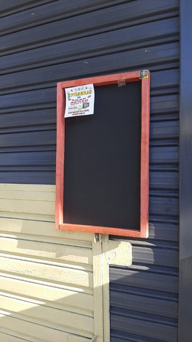 Pizarra Tiza 30x50 Madera Colgar Pared Bar Restaurant (caba) 1