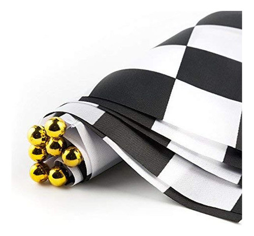 Cloud-x 30pcs Banderas A Cuadros 8 X 5.5 Pulgadas Banderas D 1