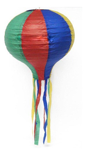 Lanterna Balão Junino Festa Junina Colorido 50x25cm 1