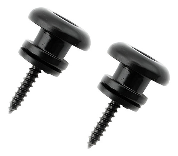 Par De Roldana Média Alta Qualidade Preta Violão Baixo 1 Par De Roldana Média Alta Qualidade Preta Violão Baixo 1