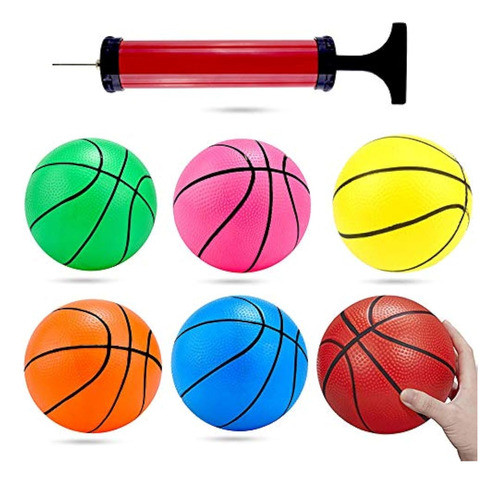 Shindel Mini Baloncesto De Juguete De 5 Pulgadas, 0