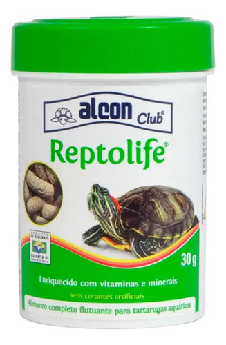 Ração Reptolife Para Tartarugas Aquáticas Alcon Club 30g 0