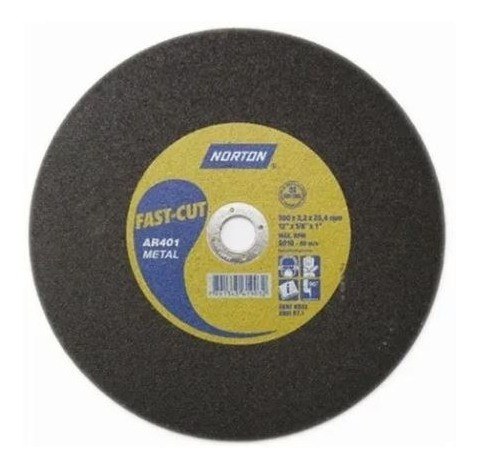 Disco Corte Metal Para/sensitiva 350 Mm Norton Ar 401 - Ynte 0