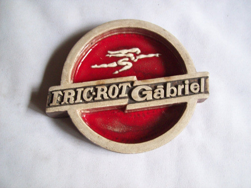 Cenicero Vintage . Cerámica Publicitario . *fric-rot Gábriel 0