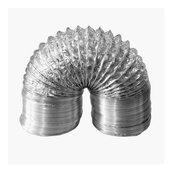 Duto Flexivel Aluminizado (rolo C/2 Metros) 3 Pol. - 75mm 0