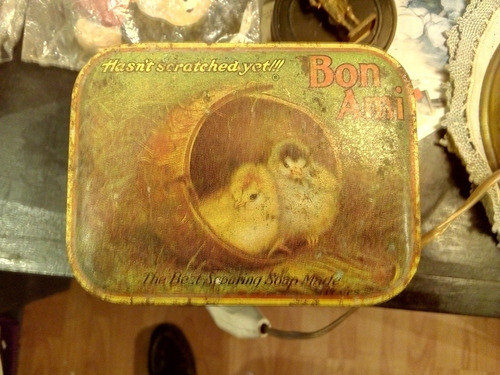 Lata Vintage Crema Pulir Bon Ami Inglaterra Bristol Ware 1
