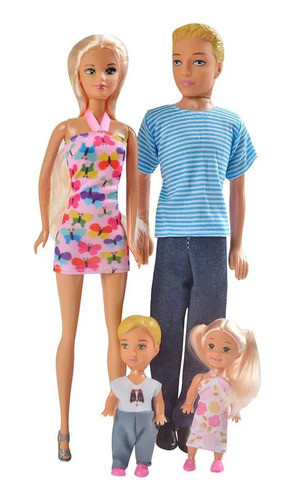 Familia De Muñecas En Caja Bonnie Pink 1