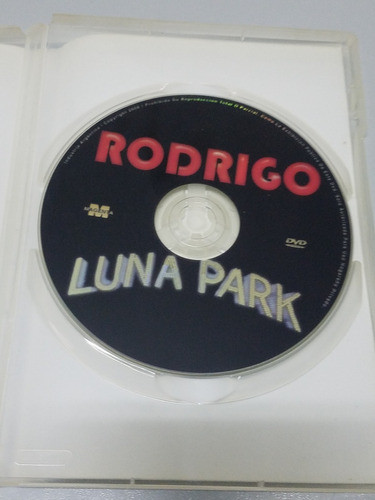 Dvd Rodrigo Luna Park En Vivo Inconseguible!!  Original 1