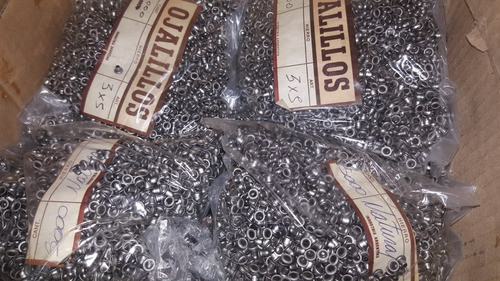 Ojalillos Niquelados 3x5 Para Cuadros De Colmena X Kilo. 0