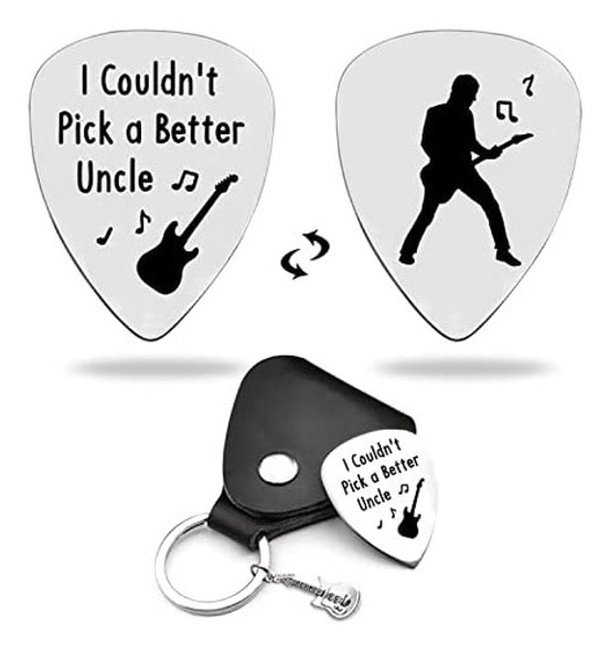 Lruiomve Regalos Para Tío Púas De Guitarra De Acero Con De 0
