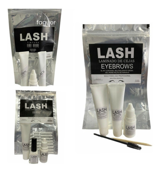 Kit Para Laminado Alisado De Cejas+tintura + Perman Pestañas 0