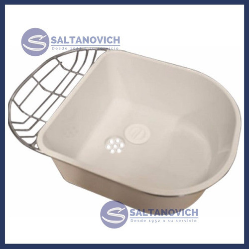 Pileta Accesoria Con Secaplatos Apiaclu Johnson Acero 1