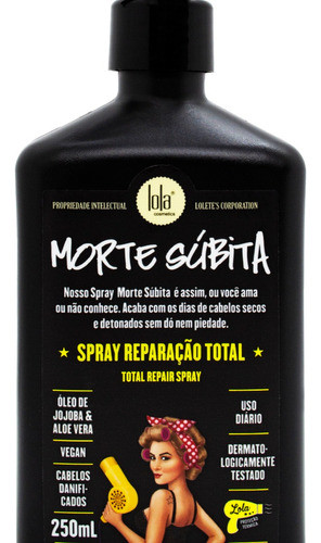 Lola Morte Súbita Spray Reparación Total Cabello Dañado 3c 1