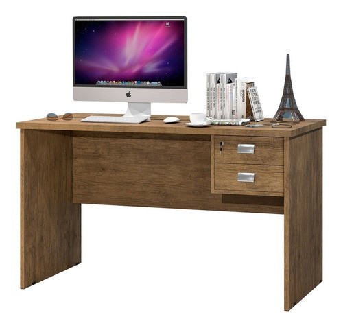 Escritorio Mesa Para Pc Computadora 2 Cajones Estudio Taurus 0