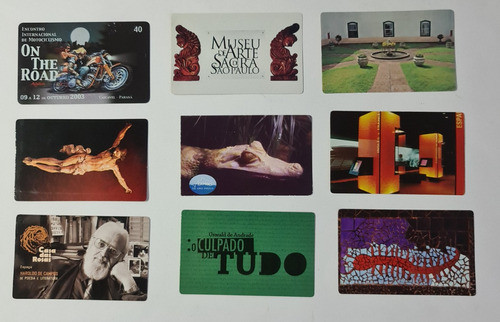 Cartões Ingressos Para Museus Variados 25 Unidades 1