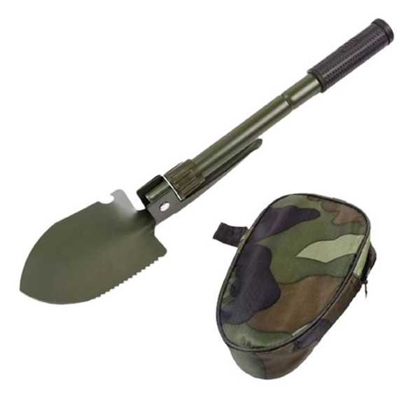 Pala Pico Plegable Con Estuche Ideal Camping Carpa 1