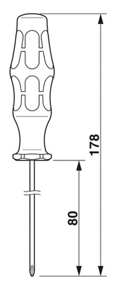 Destornillador Estrella/phillips Szk Ph1 Vde Phoenix 1205150 1