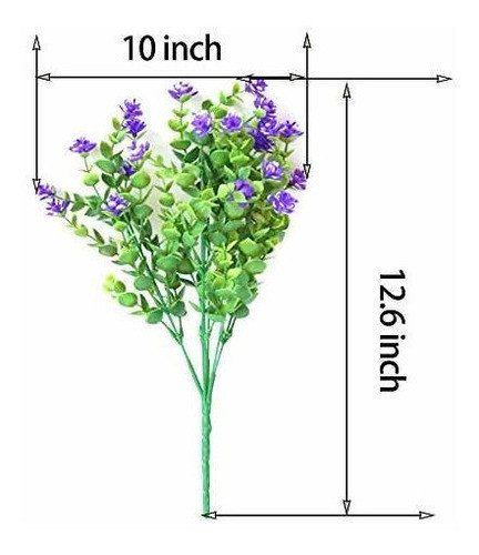 Awtlife 15 Piezas De Flores Artificiales Al Aire Libre, Jard 1