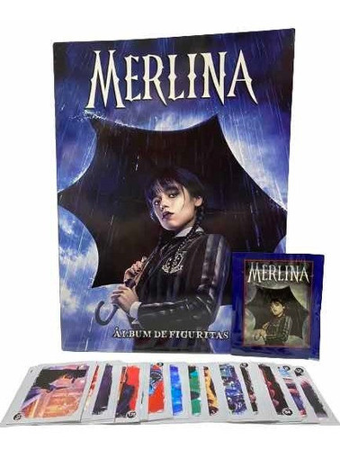 Album De Merlina +100 Figuritas Sin Repetir!! Nuevo 0