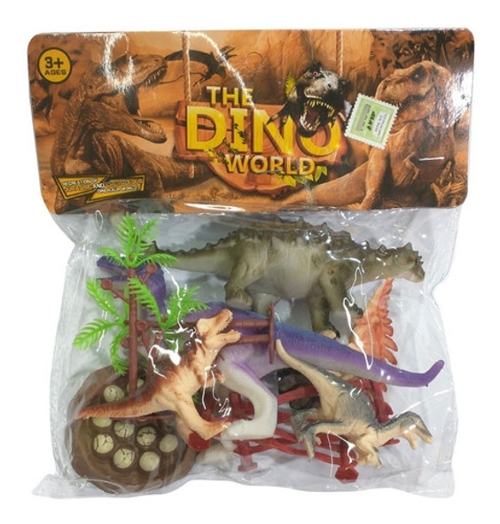 Set De Dinosaurios X6 The Dino World Colorpen 937592 0 Set De Dinosaurios X6 The Dino World Colorpen 937592 0