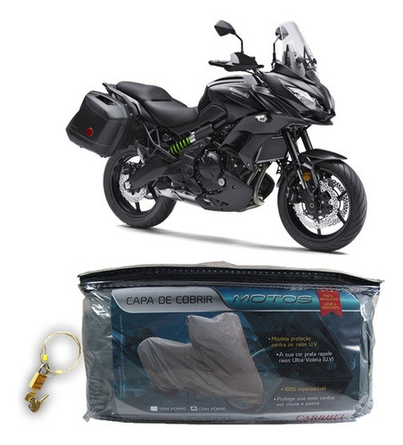 Capa Com Cadeado Para Cobrir Kawasaki Versys 650cc G(206) 0