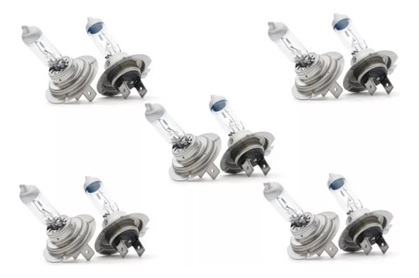 Lampara H7 Para Auto 12v 55w Larga Duración Kit X 10 Unidade 1