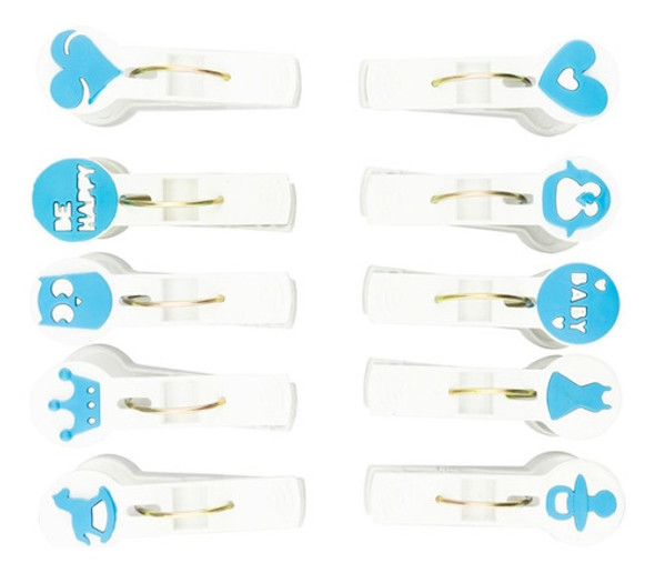 Prendedor Pregador Grampo Plastico P/roupas Fecha Pacote 30p 0