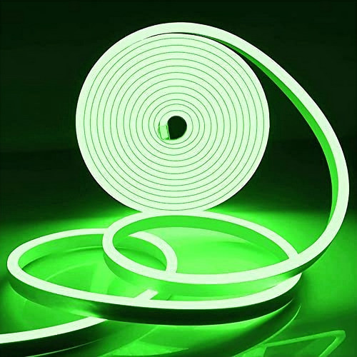 Luces Led De Neón, Verde 12v Cuerda De Luz De Neón 5m 1