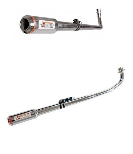 Escape Paolucci 110cc Stage 1 Cromo Competicion Ruta 3 Motos 0