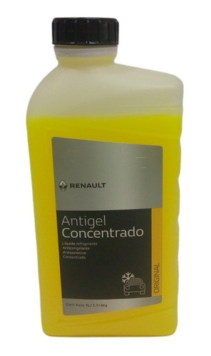 Liquido Refrigerante Organico Amarillo Renault Original 0