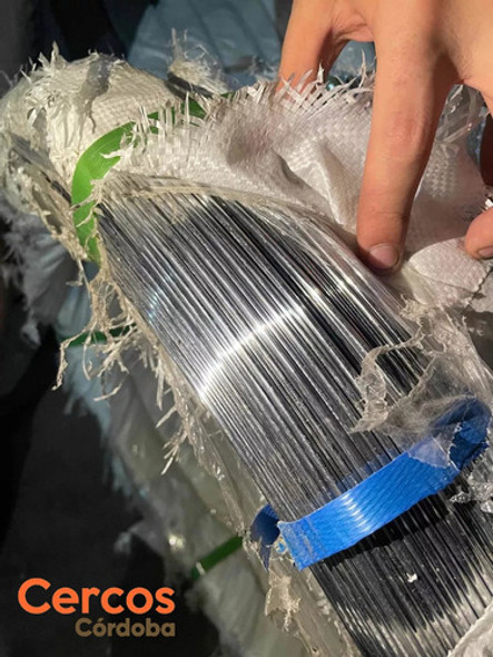 Alambre Boyero 2.2mm Alta Resistencia X 250 Mts. Galvanizado 1