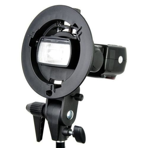 Godox S Soporte Bowens Monte Speedlite Adaptador Soporte Par 1