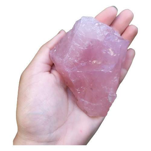Pedra Bruta G Quartzo Rosa 200 A 250 Gr  Amor / Cristal 0
