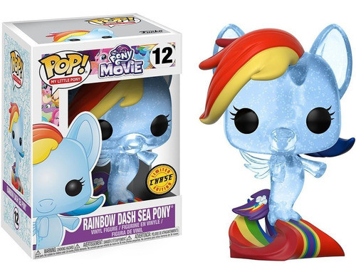 Funko Pop My Little Pony Rainbow Dash Sea Pony Chase 0
