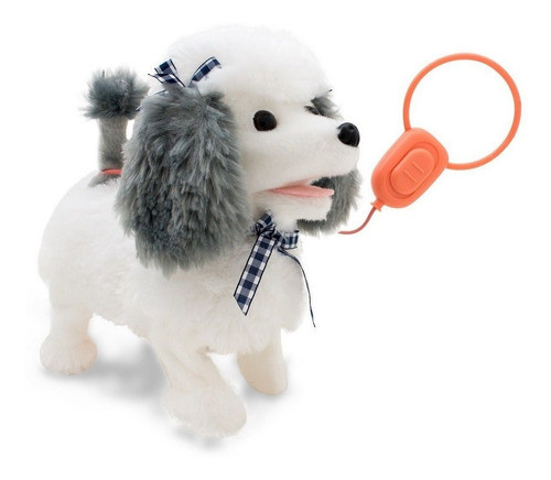 Cachorrinho Poodle Cinza Controle Play Full Pets Toyng 0