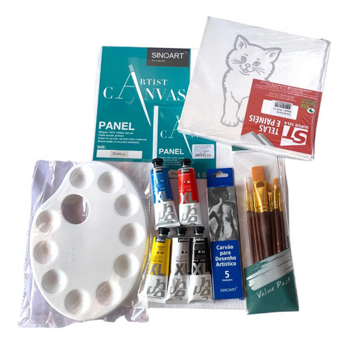 Kit Pintura Oleo Iniciante - Melhores Marcas 0