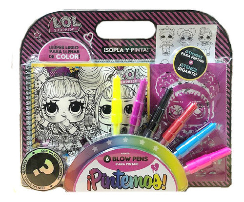 Valija Super Pintemos Lol Surprise -flow Pack 0