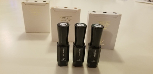 Set X 3 Color Gel Inail Para Trabajar Uñas 10 Mm - T T G 1