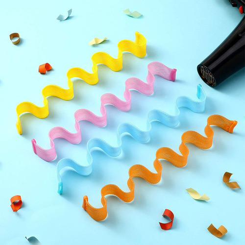 24pcs Magic Wave Hair Curlers Com Ganchos Diy Sem Heat Wavef 1