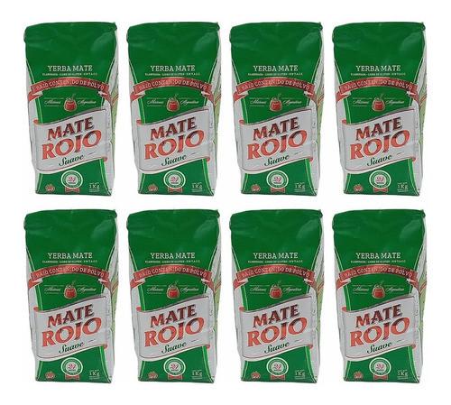 Promo Mate Rojo Suave 1 Kg X 8 0