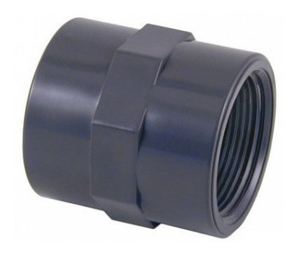 Caño Union Doble Pvc Sd Hh 25mm Para Piscina 0