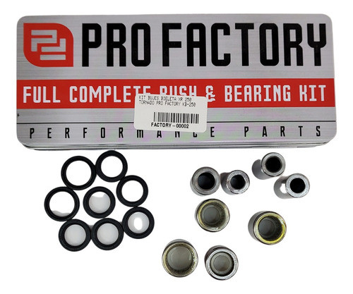 Kit Bujes Bieleta Pro Factory Para Honda Tornado 250 0