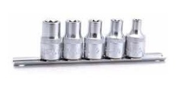 Juego De 5 Tubos Torx Hembra Encastre 1/2 C Vanadio Bguemes 0
