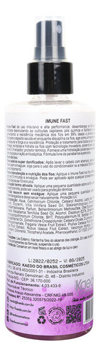 Recontrução De Cabelos Danificados Imunefast Obliphica 250ml 1