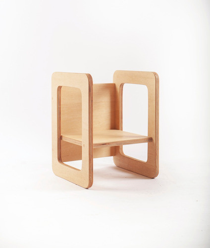Silla Cubo Madera - Montessori - Mosca 1