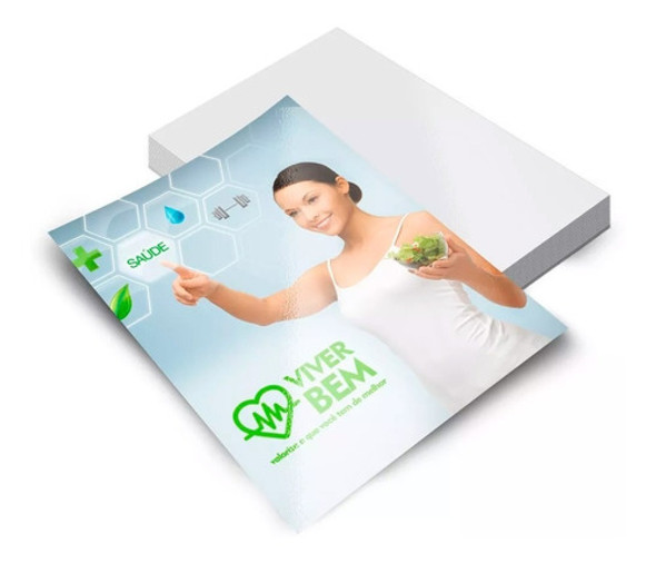 3000 (1000x3) Panfletos Flyer Folheto 10x14 Colorido Frente 0
