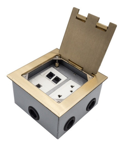 Caja Embutir Piso Tomas Corriente P-8 Modulos Cambre 0