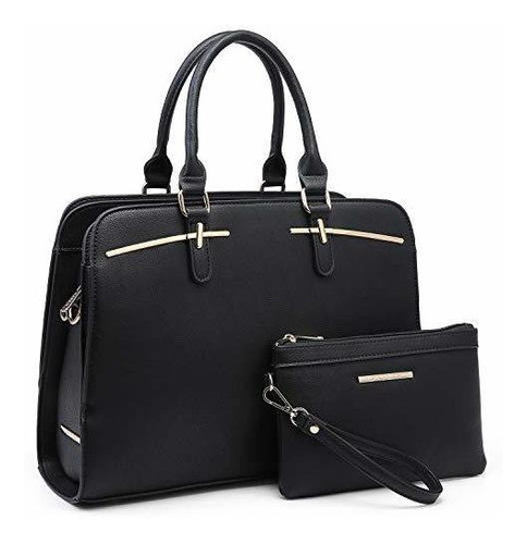 Bolso De Mano Para Mujer Con Una Superior Y Cartera A Juego 0