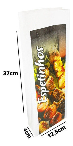 Embalagem Para Espetinho Saco Térmico 1 Pct C/50 Un 1